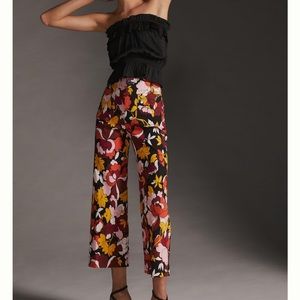 The Colette Cropped Wide-Leg Pants by Maeve